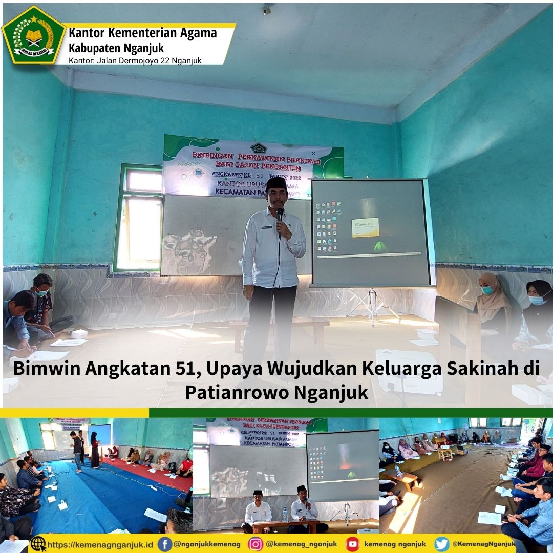 Bimwin Angkatan 51, Upaya Wujudkan Keluarga Sakinah di Patianrowo Nganjuk