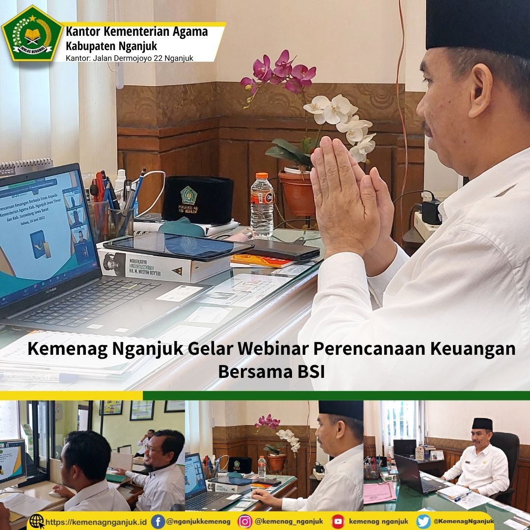 Kemenag Nganjuk Gelar Webinar Perencanaan Keuangan Bersama BSI
