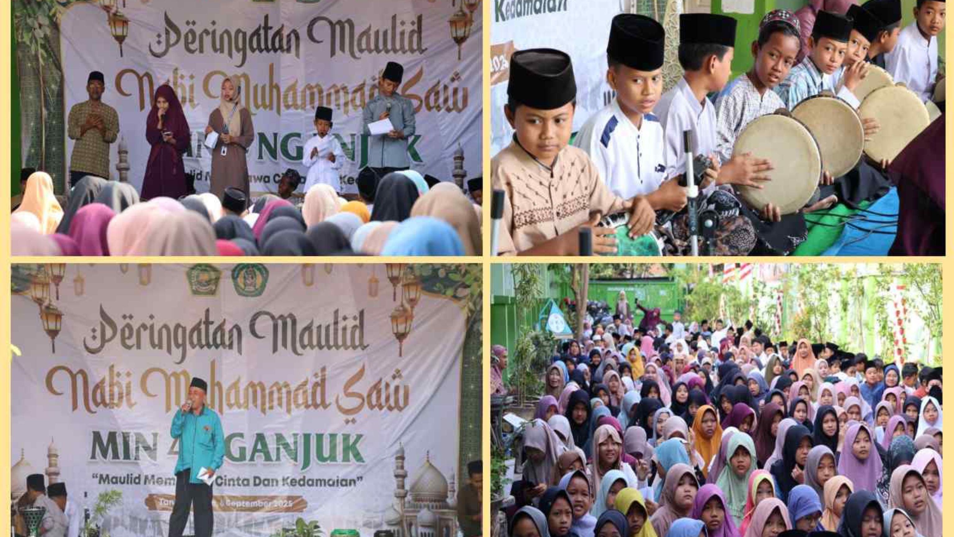 Menghidupkan Teladan Rasulullah, MIN 4 Nganjuk Gelar Maulid Nabi Muhammad SAW