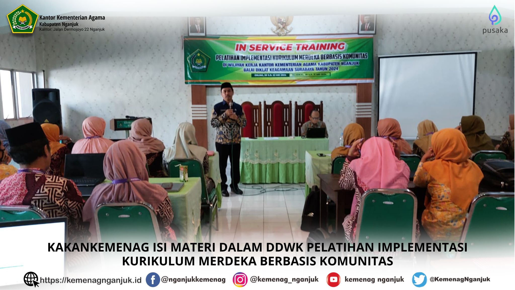 Kakankemenag Isi Materi dalam DDWK Pelatihan Implementasi Kurikulum Merdeka Berbasis Komunitas