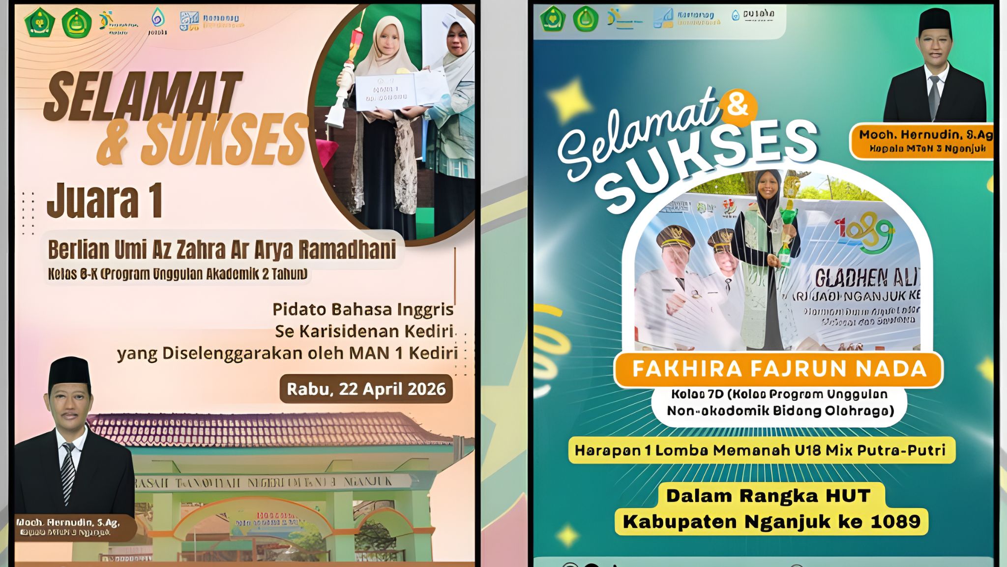 Dari Panggung Pidato hingga Arena Panahan, Siswa MTsN 3 Nganjuk Borong Prestasi