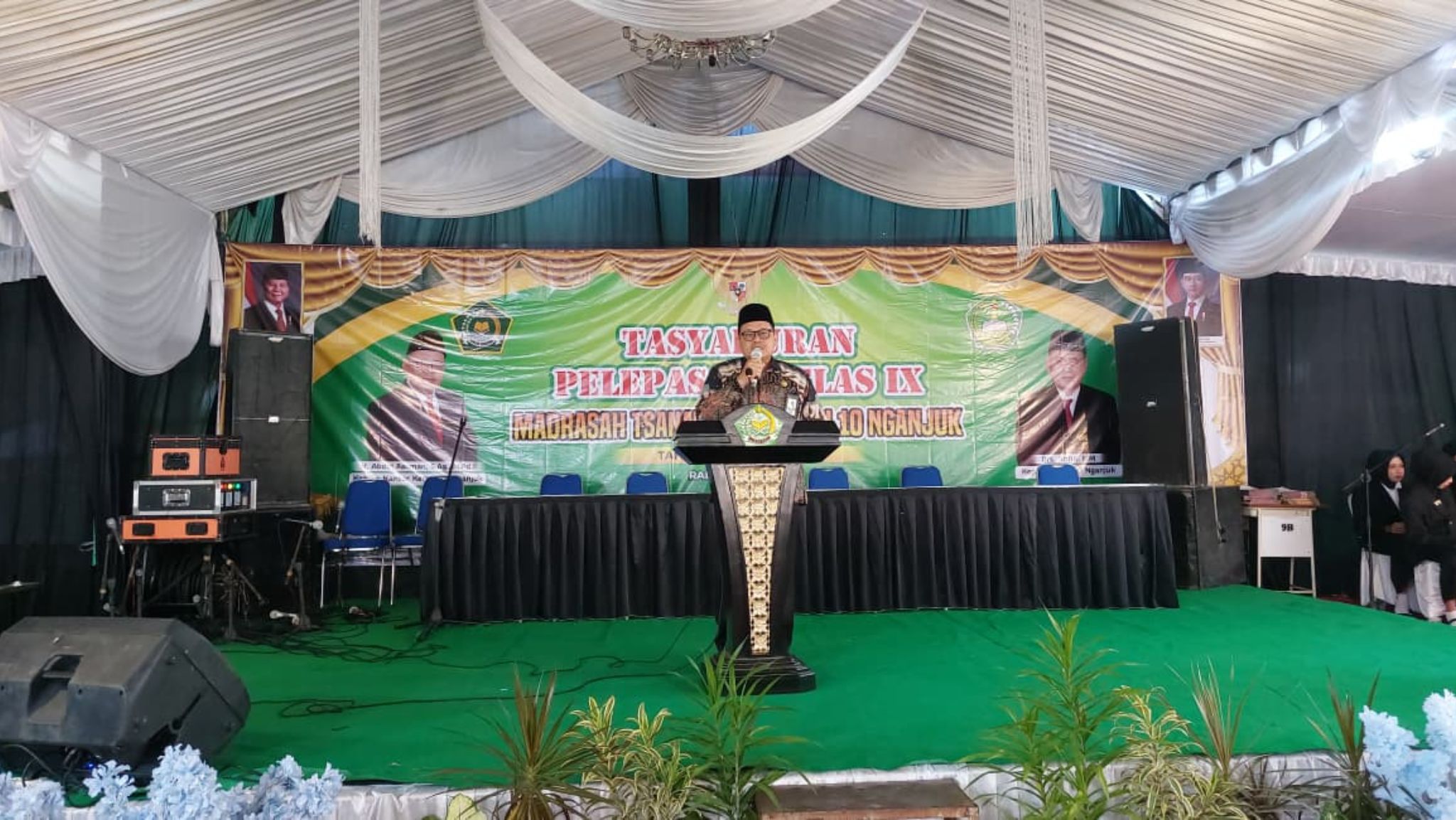Tasyakuran dan Pelepasan Kelas IX MTsN 10 Nganjuk, Kakankemenag, Raihlah Cita Setinggi Langit