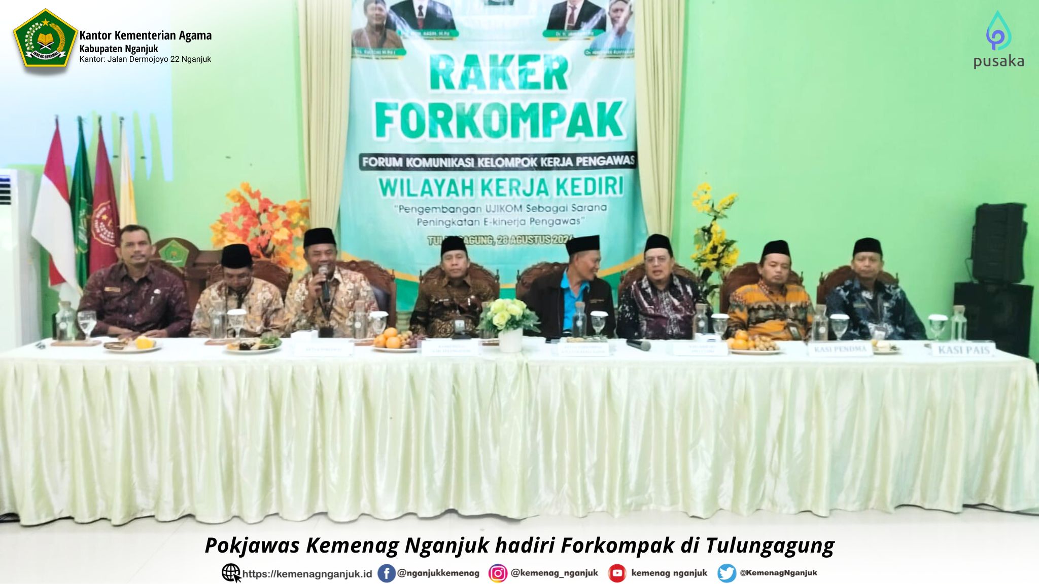 Pokjawas Kemenag Nganjuk hadiri Forkompak di Tulungagung