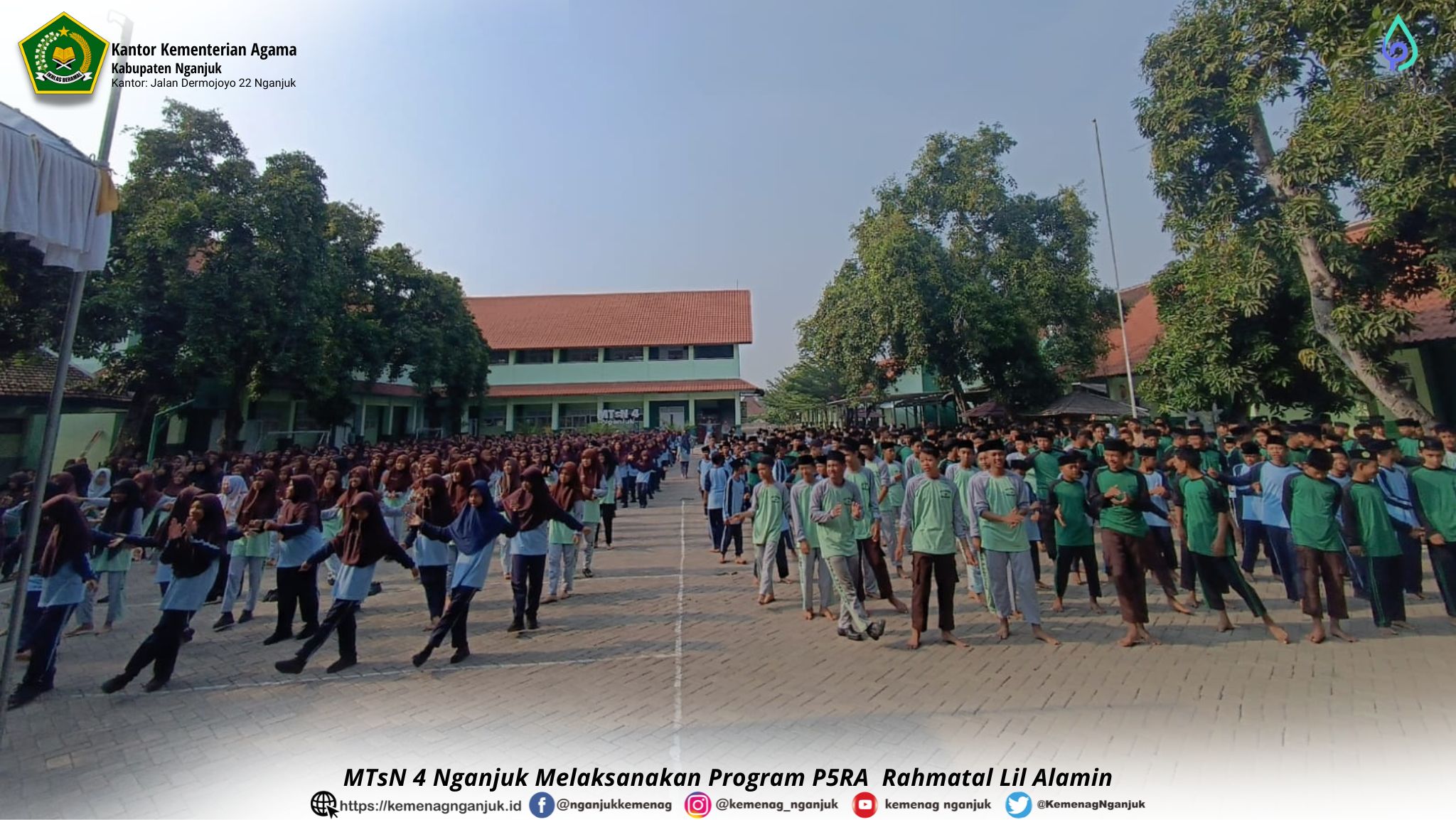 MTsN 4 Nganjuk Melaksanakan Program P5RA Rahmatal Lil Alamin