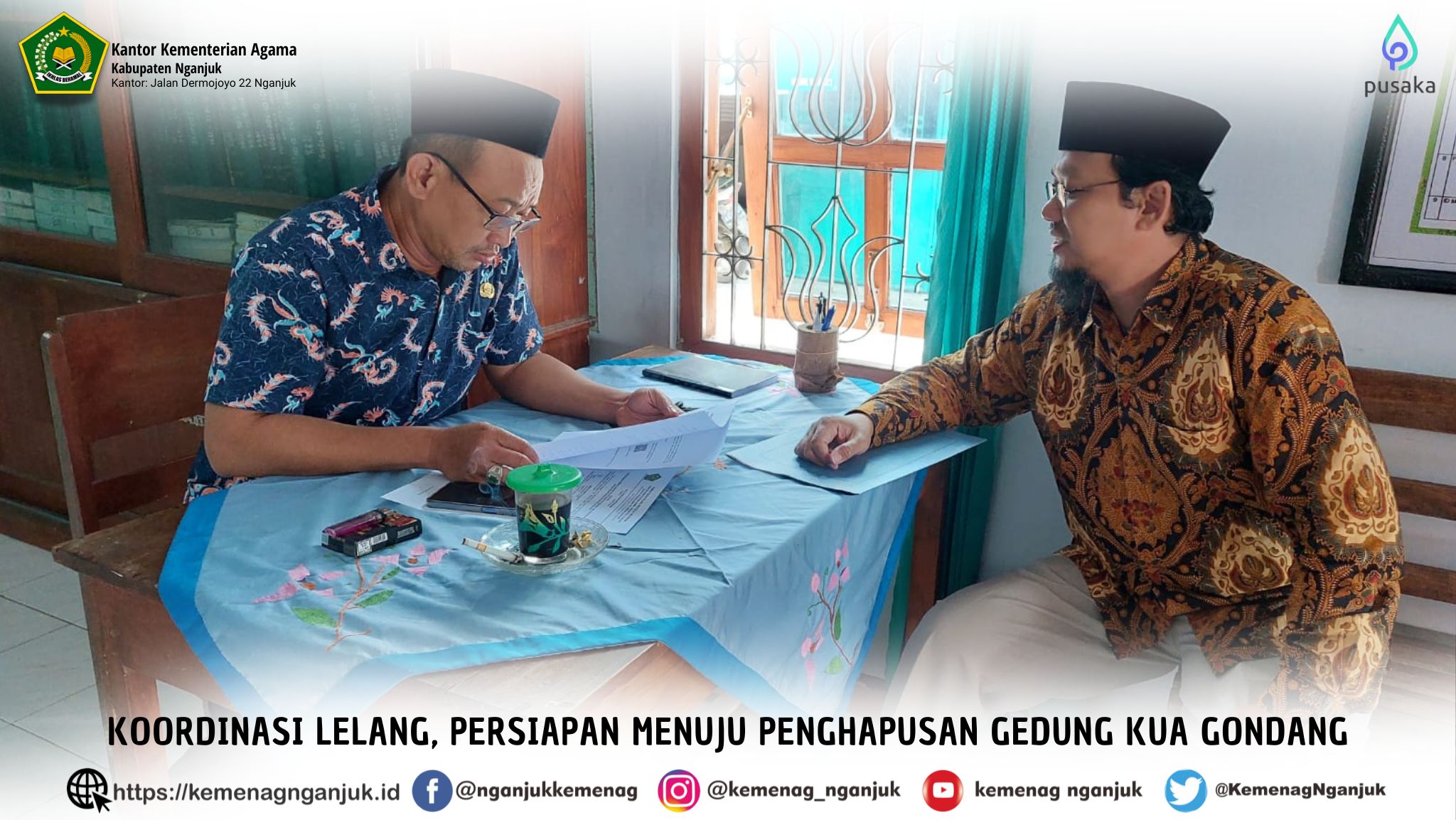 Koordinasi Lelang, Persiapan Menuju Penghapusan Gedung KUA Gondang 