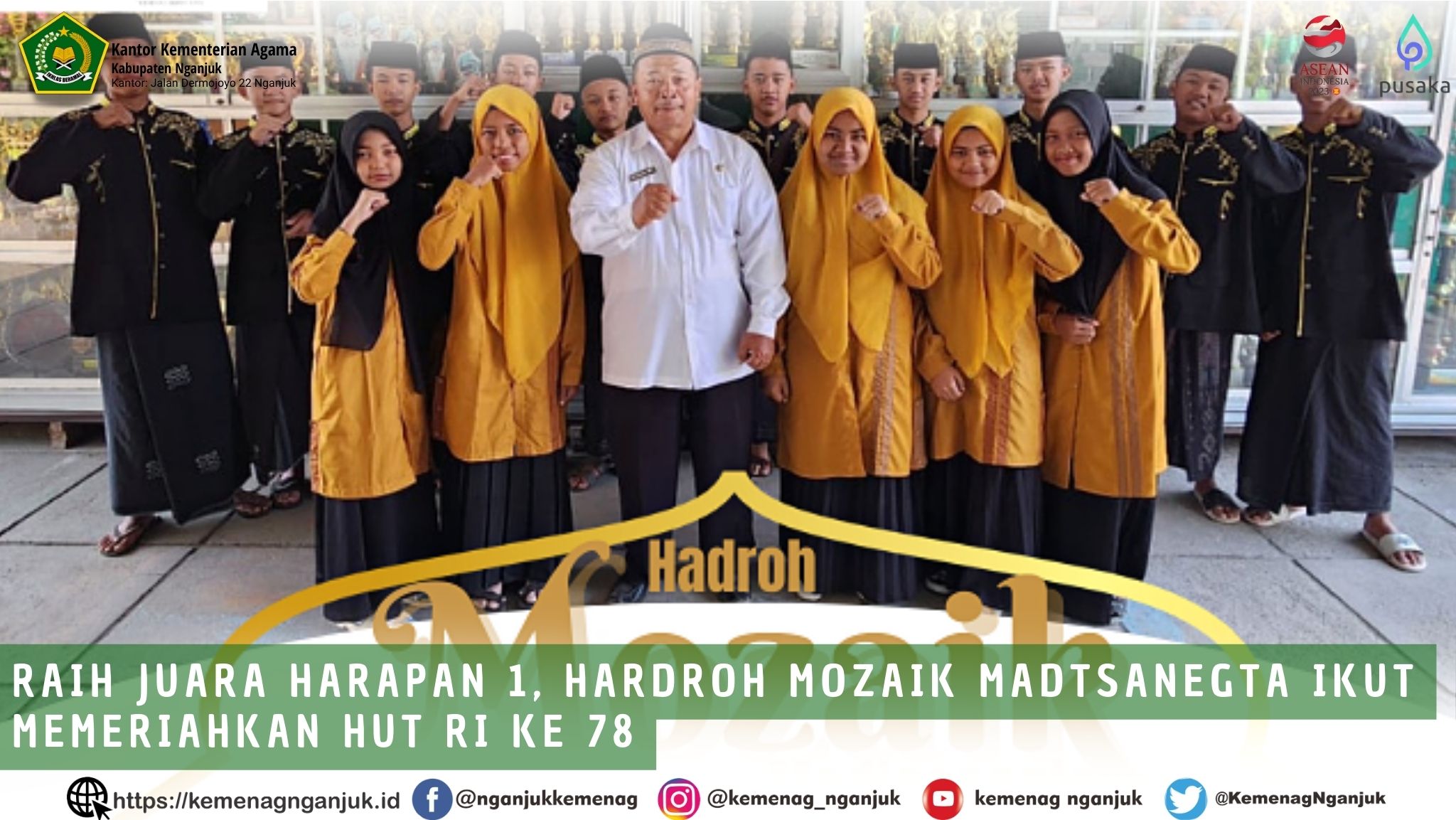 Raih Juara Harapan 1, Hardroh Mozaik Madtsanegta Ikut memeriahkan HUT RI Ke 78