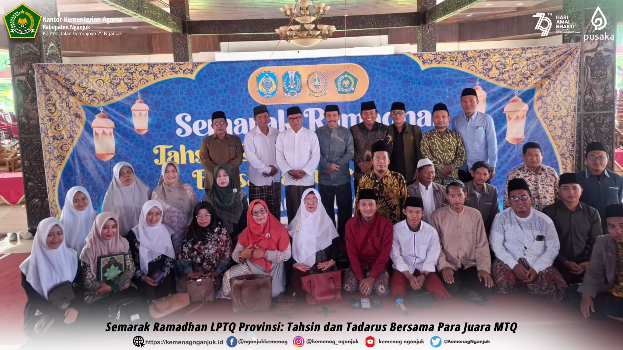 Semarak Ramadhan LPTQ Provinsi: Tahsin dan Tadarus Bersama Para Juara MTQ