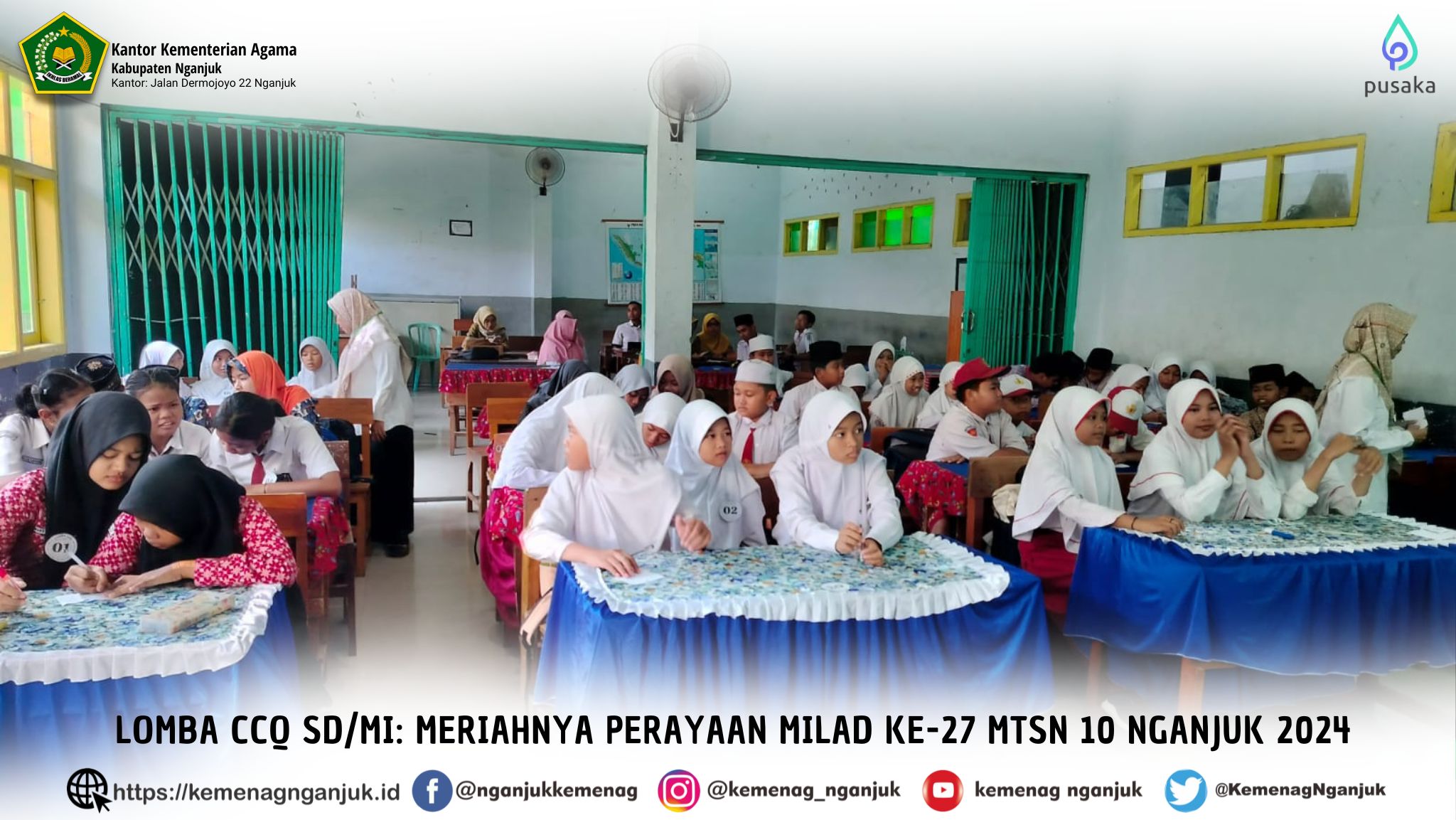 KILAU BINTANG DI BUMI HIJAU MTsN 10 NGANJUK LOMBA CCQ SD/MI 2024