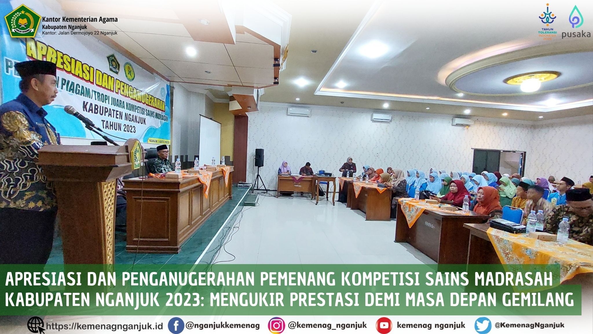 Apresiasi dan Penganugerahan Pemenang KSM  2023: Mengukir Prestasi demi Masa Depan Gemilang