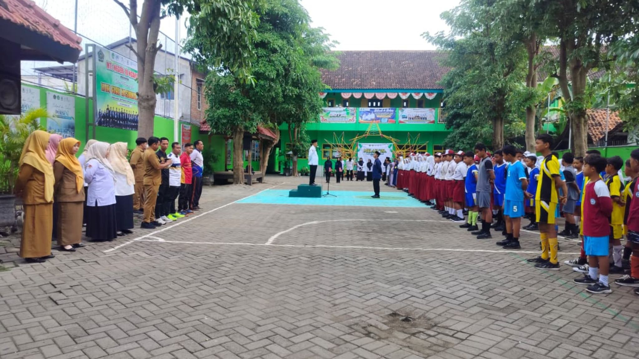 Gebyar Milad ke 29 MTsN 10 Nganjuk Semarak, Diikuti Siswa SD/MI se Kecamatan Bagor