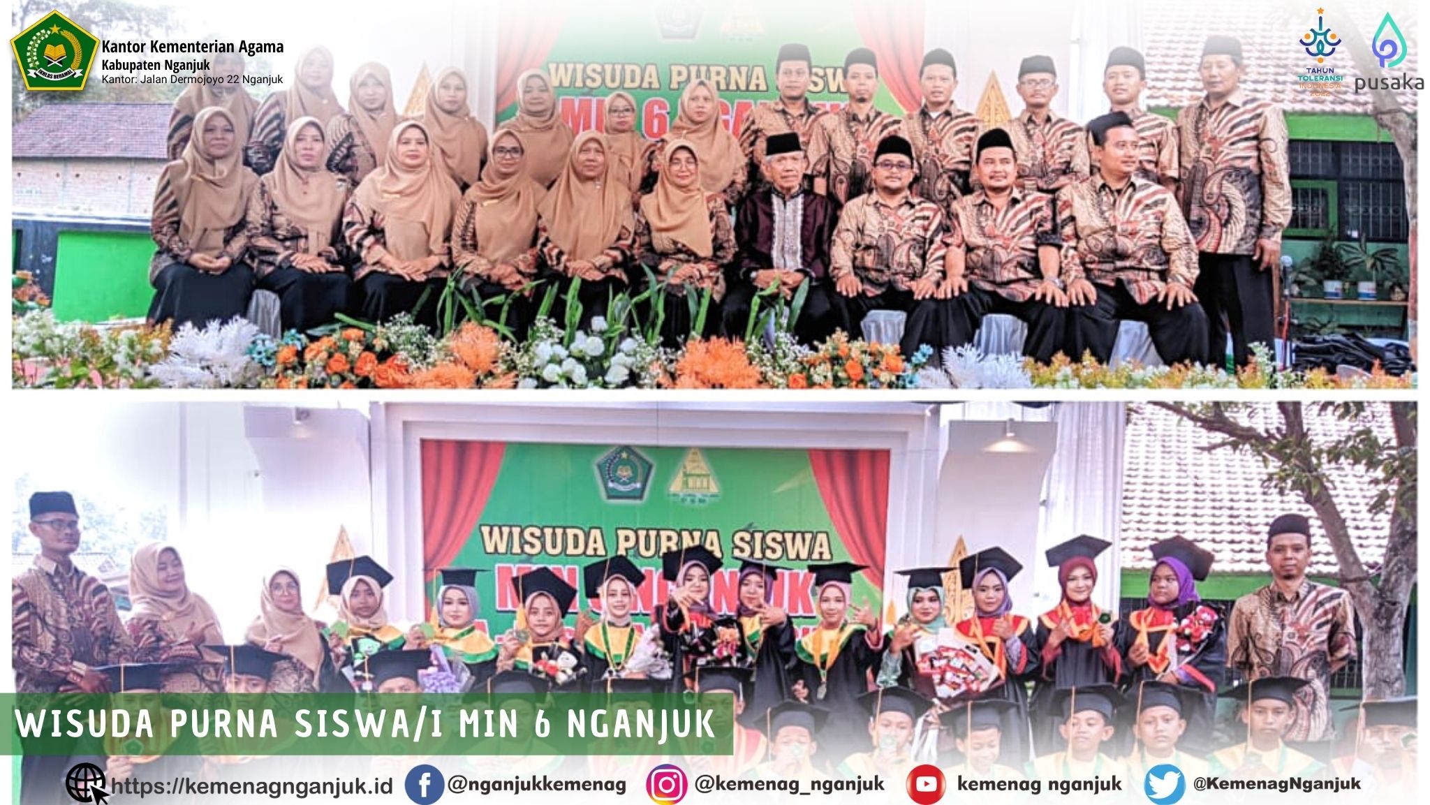 WISUDA PURNA SISWA/I MIN 6 NGANJUK