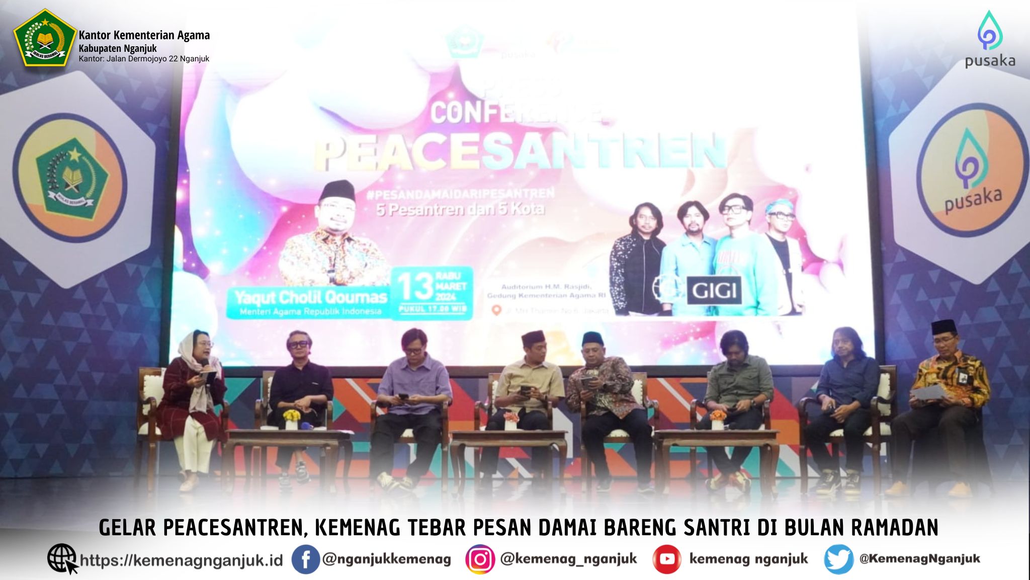 Gelar PeaceSantren, Kemenag Tebar Pesan Damai Bareng Santri di Bulan Ramadan