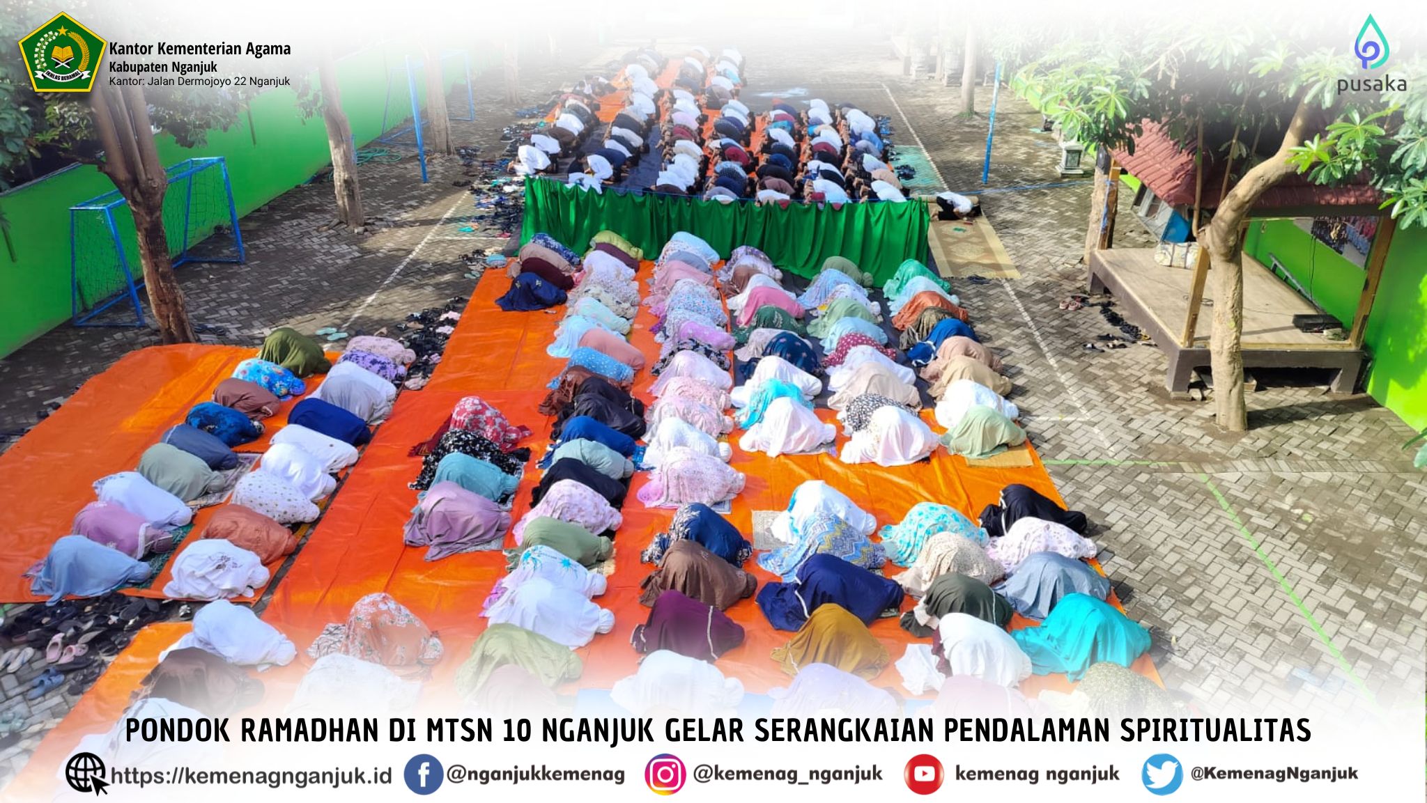 Pondok Ramadhan di MTsN 10 Nganjuk Gelar Serangkaian Pendalaman Spiritualitas