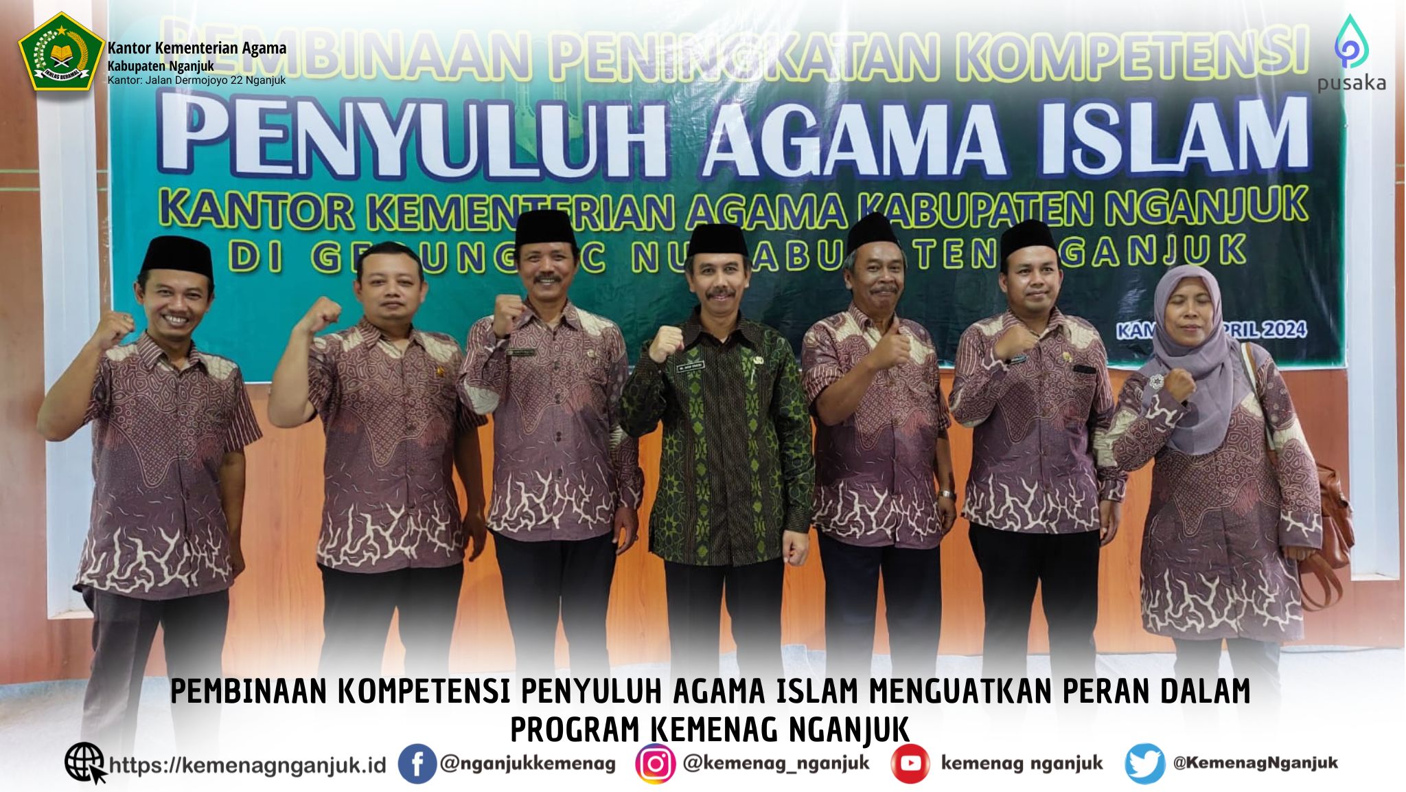 Pembinaan Kompetensi Penyuluh Agama Islam Menguatkan Peran dalam Program Kemenag Nganjuk