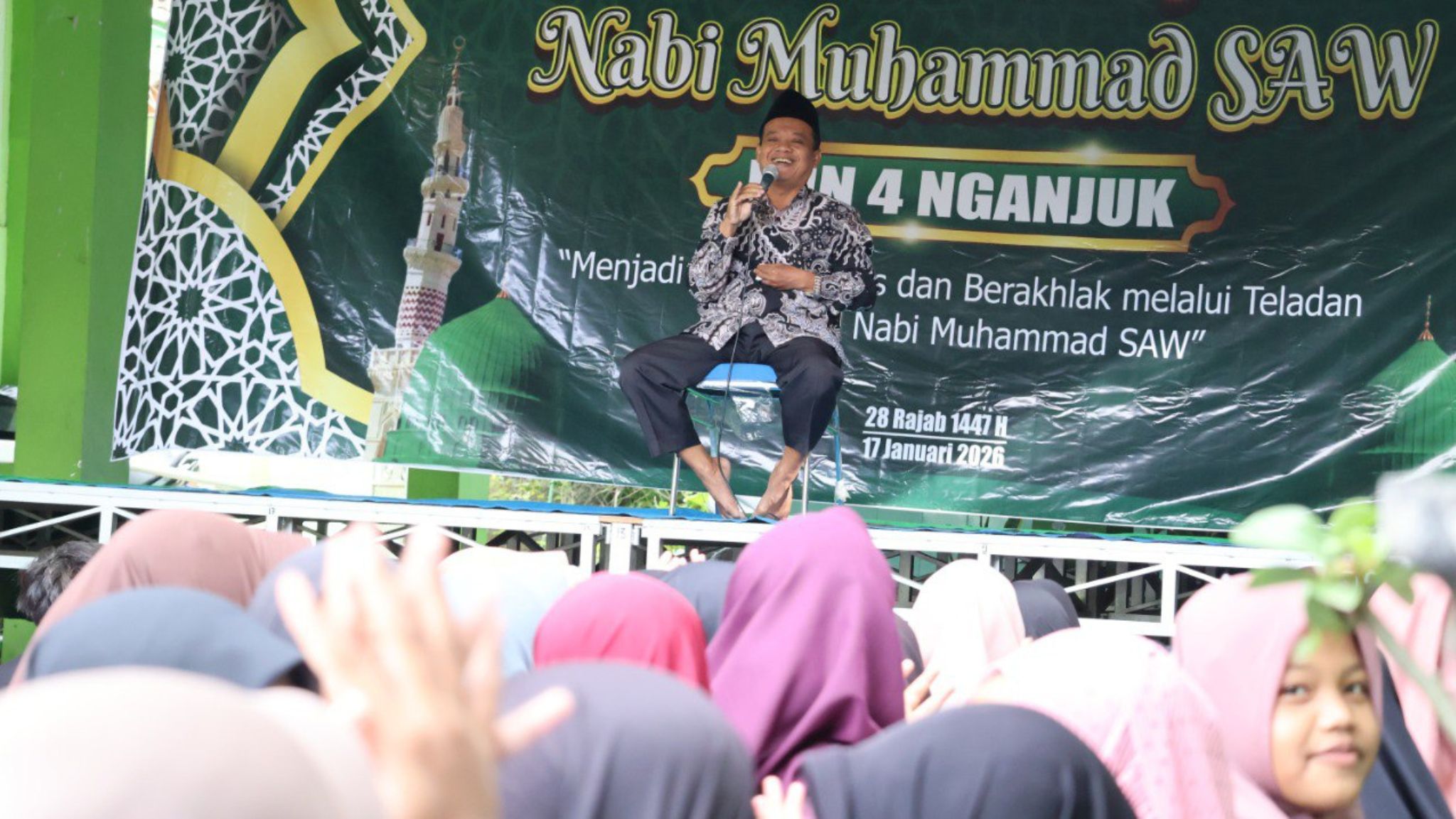 MIN 4 Nganjuk Peringati Isra Mikraj Nabi Muhammad SAW 1447 H