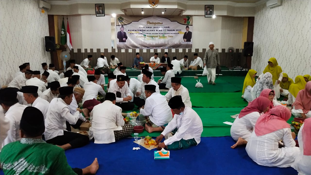 Khotmil Qur’an sambut HAB Kemenag Nganjuk