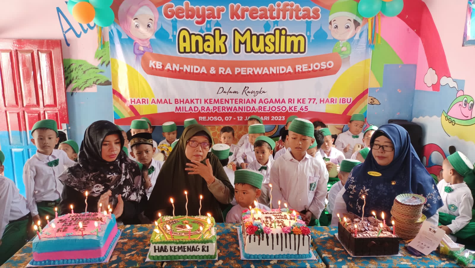 Kemeriahan Milad RA Perwanida Rejoso